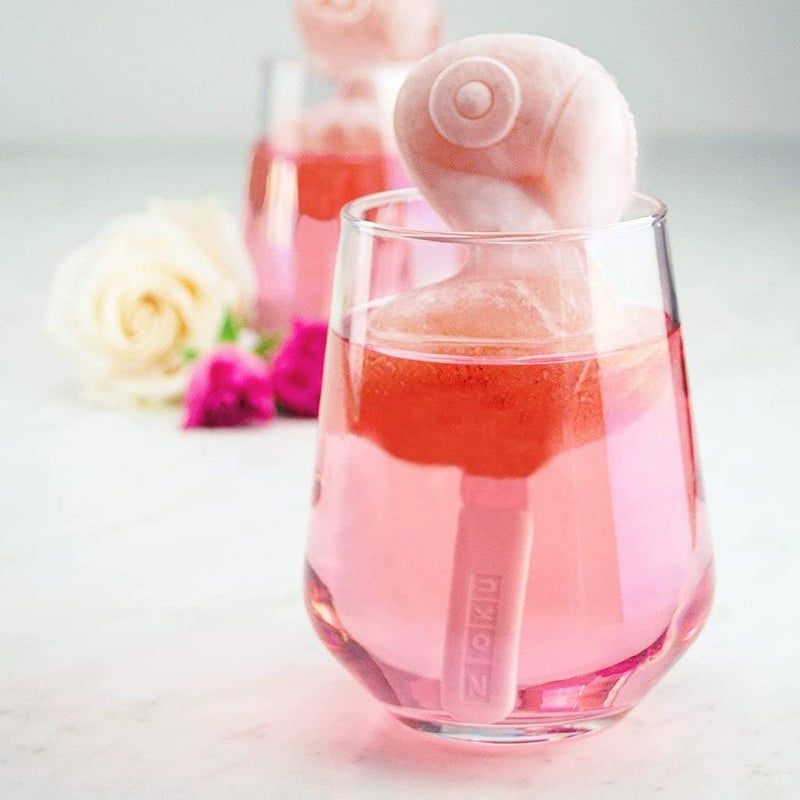 Zoku Ice Pop Mold for thinKitchen:, Pink Flamingo, Set of 4, Pink