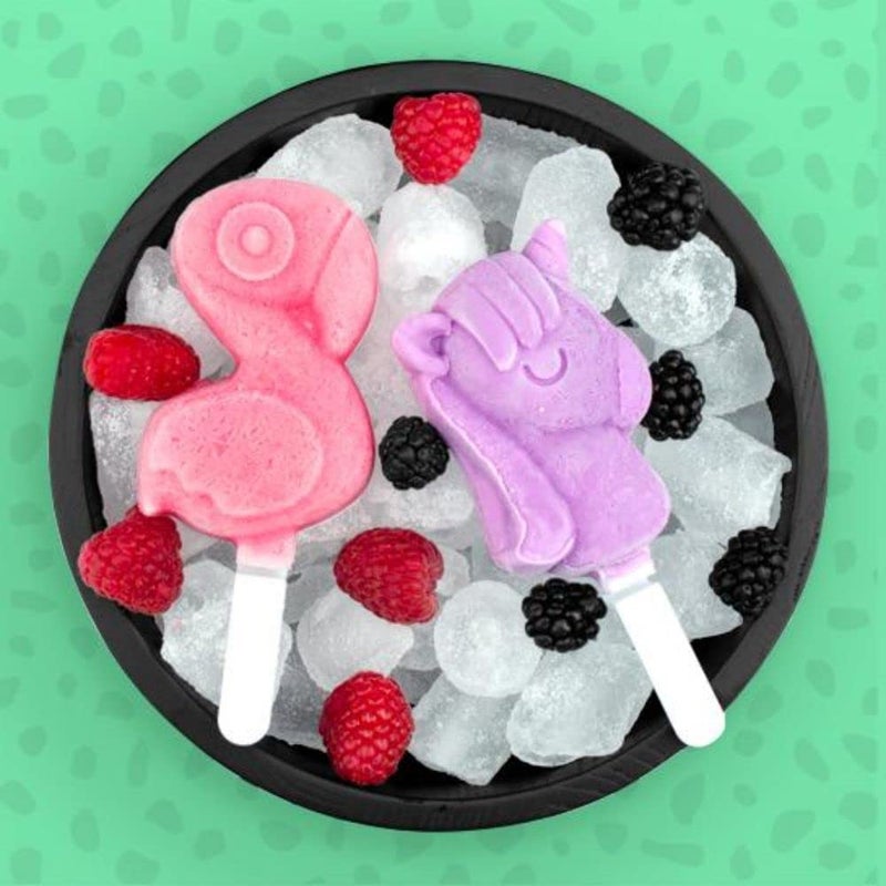 Zoku Ice Pop Mold for thinKitchen:, Pink Flamingo, Set of 4, Pink