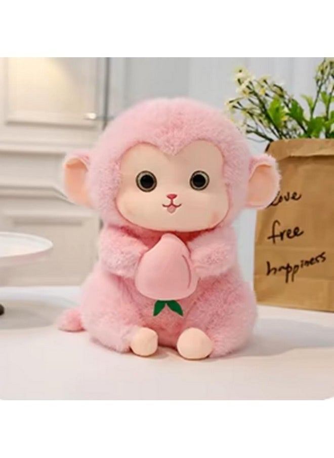 SCOOBA - SCOOBA Bigeye Monkey Soft to 25cm Size (Pink Monkey) - Image 1