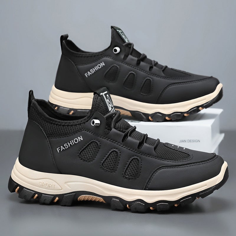 Men'S Spring Shoes For Middle-Aged And Elderly Dads, Soft-Soled Lightweight Sports Shoes, One-Piece Drop-Shipping, Outdoor Large-Size Walking And Hiking Shoes - Image 4