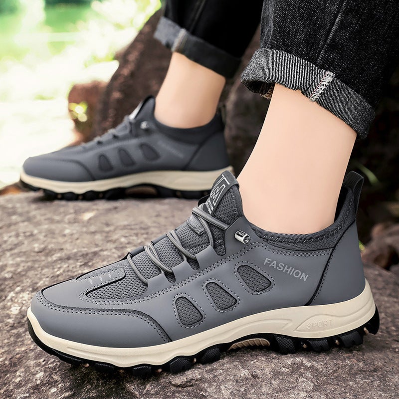 Men'S Spring Shoes For Middle-Aged And Elderly Dads, Soft-Soled Lightweight Sports Shoes, One-Piece Drop-Shipping, Outdoor Large-Size Walking And Hiking Shoes - Image 5
