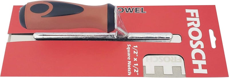 Frosch Stainless Steel Square Notch Tile Trowel (1/2"X1/2") - Image 4
