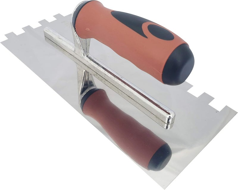 Frosch Stainless Steel Square Notch Tile Trowel (1/2"X1/2") - Image 5