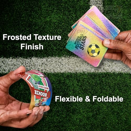 PN AVAN Football Card Set Waterproof Plastic Card Rainbow 55 Card (Rainbow Colour) - Image 5