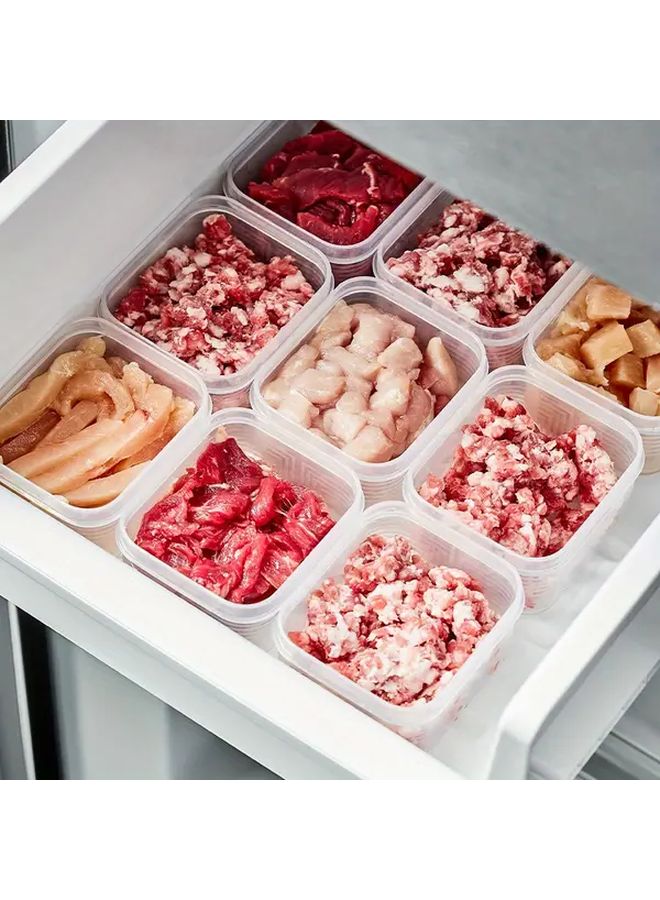 3pcs Refrigerator Frozen Meat Box Sealed Preservation Container Vegetable Prep Kitchen Supply - Image 2