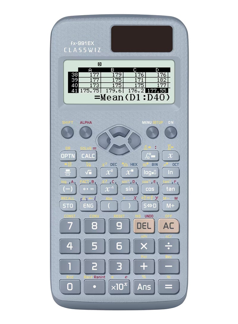Fx-991EX Standard Scientific Calculators Blue Grey - Image 1