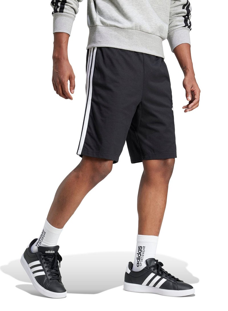 Adidas Essential 3-Stripes Single Jersey Shorts 10-Inch - Image 5