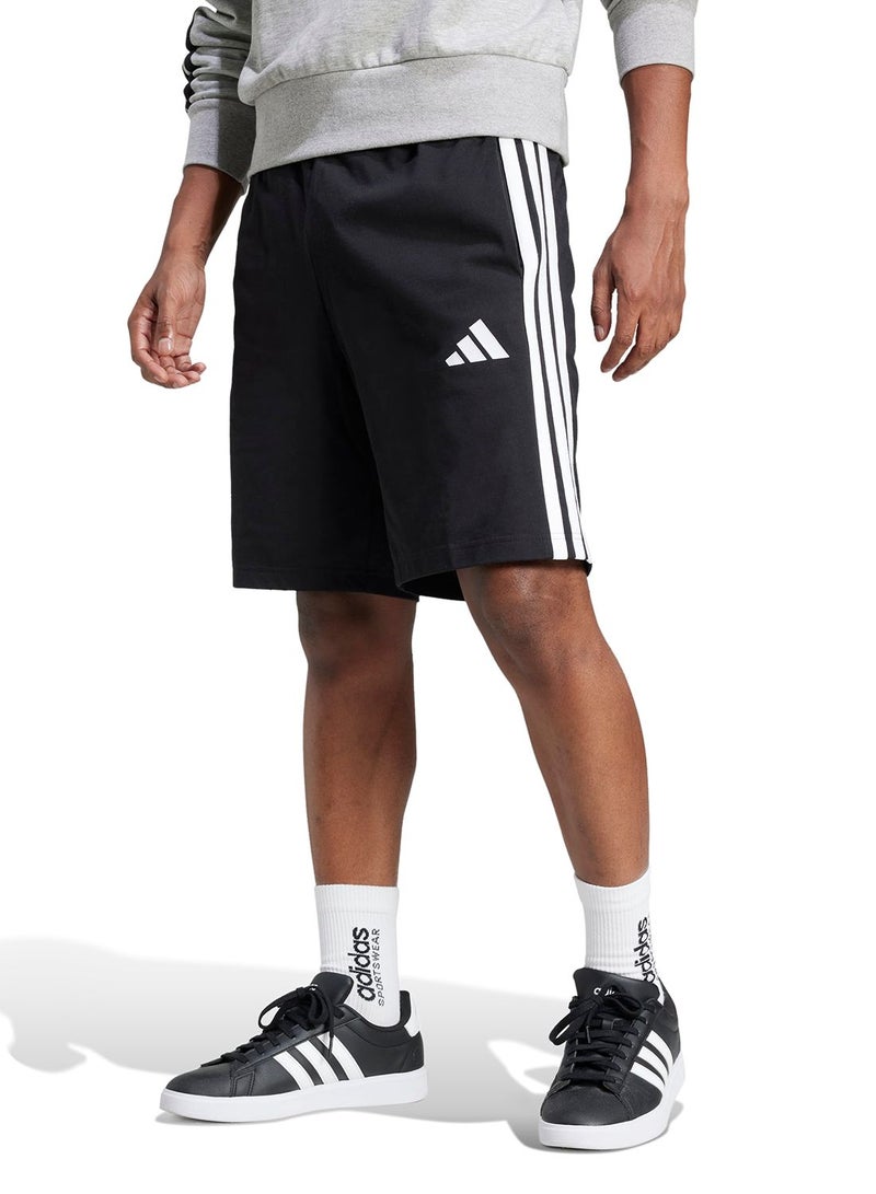 Adidas Essential 3-Stripes Single Jersey Shorts 10-Inch - Image 1