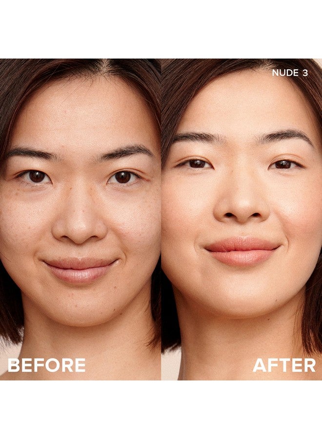 NUDESTIX Nudefix Cream Concealer Lightweight Liquid Natural Finish Makeup Hydrating Brightening Under Eye Dark Circle Corrector Reduces Redness And Blemishes Shade: Nude 3 0.34 Fl Oz (10 Ml) - Image 4