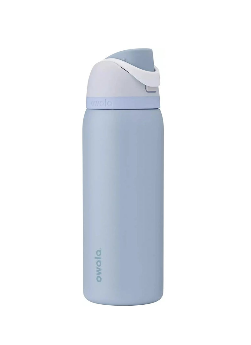 Owala Freesip Insulated Stainless Steel Water Bottle With Straw For Sports And Travel, Bpa-Free,Freesip Insulated Stainless Steel Water Bottle With Straw For Sports And Travel, Bpa-Free, Sea Salt 32OZ  - Image 2