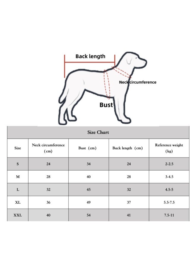 Jacket with Harness,Fleece Lined Warm Puppy Coat for Winter,Soft Windproof Small and Medium Dog Vest，Red - Image 5