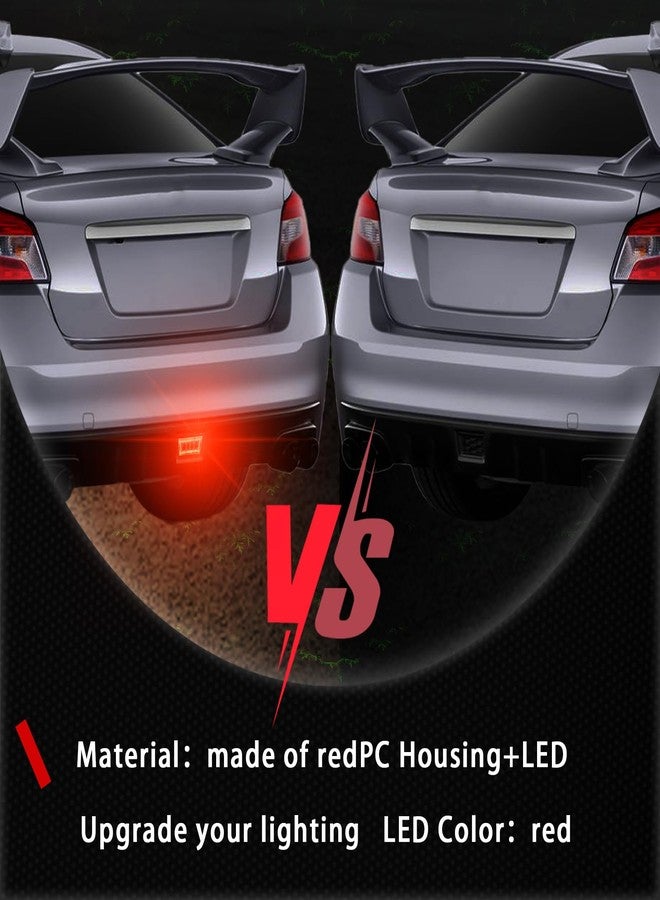 PGTOPONE JDM Smoked Lens Rear Fog Light Bumper Lamp Function As Running Brake Light Reverse Light Compatible with Subaru WRX STI, Impreza, XV Crosstrek (Wire Harness & Mounting Bracket) (Smoked) - Image 4