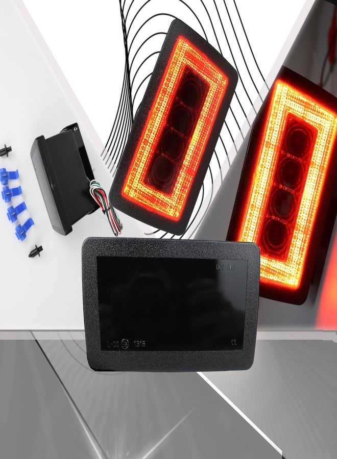 PGTOPONE JDM Smoked Lens Rear Fog Light Bumper Lamp Function As Running Brake Light Reverse Light Compatible with Subaru WRX STI, Impreza, XV Crosstrek (Wire Harness & Mounting Bracket) (Smoked) - Image 3