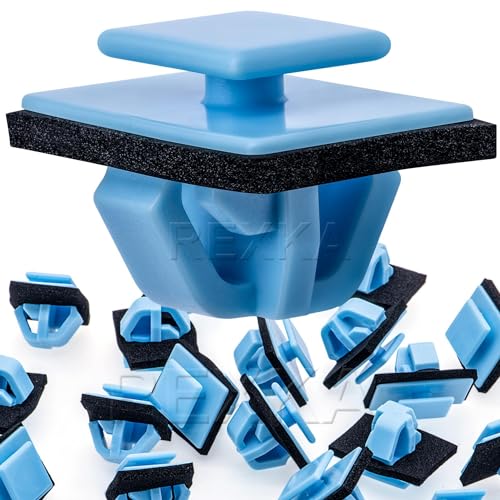 Rexka 15pcs Door Liftgate Body Side Wheel Flare Rocker Moulding Retainer Clip for Hyundai Kia 87756-1F000 Elantra Santa Fe Kona Palisade Tucson Veloster Cadenza Forte NIRO Soul Sportage - Image 1