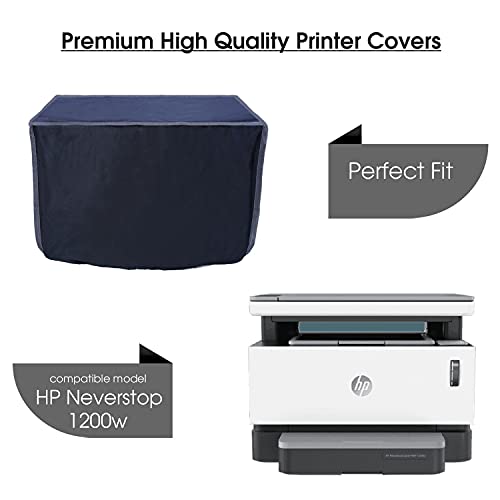 PalaP Dust Proof & Water Proof Washable protective Nylon Printer Cover Compatible for HP Neverstop 1200W(Black, 43.05x34.34x33.7cm) - Image 2