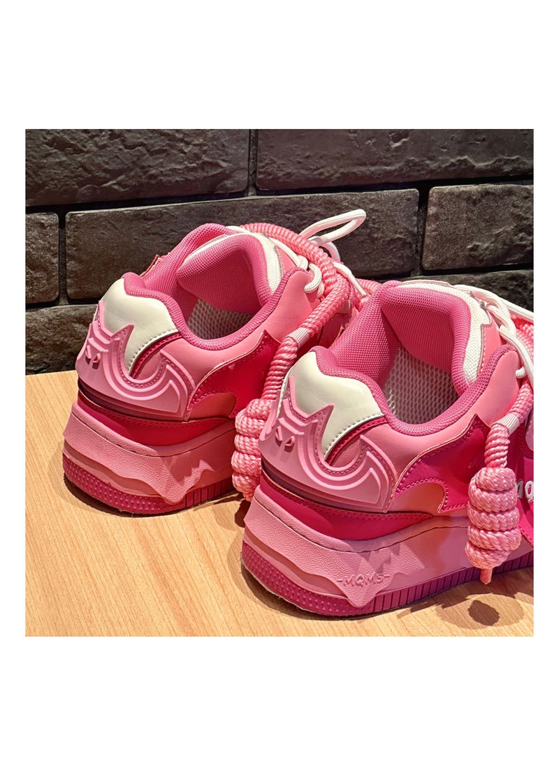 KUYING New Thick Sole Elevated Board Shoes  - Image 2