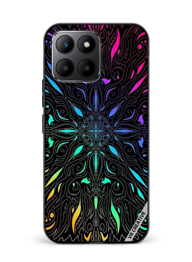 VR CREATIVE Protective Case Cover For Honor 70 Lite Mandala Design Multicolour - Image 1