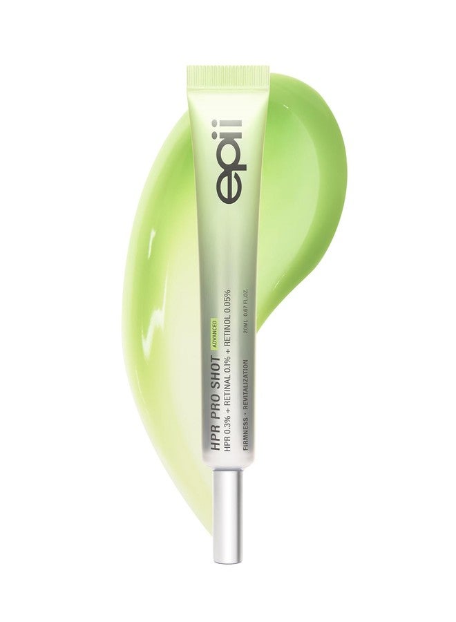 epii HPR PRO SHOT Triple Retinoid Firming Cream, 0.3% HPR, 0.1% Retinal, 0.05% Retinol, Korean Anti Aging Moisturizer for Fine Lines, Wrinkles, Texture & Firm-Looking Skin, 20mL - Image 1