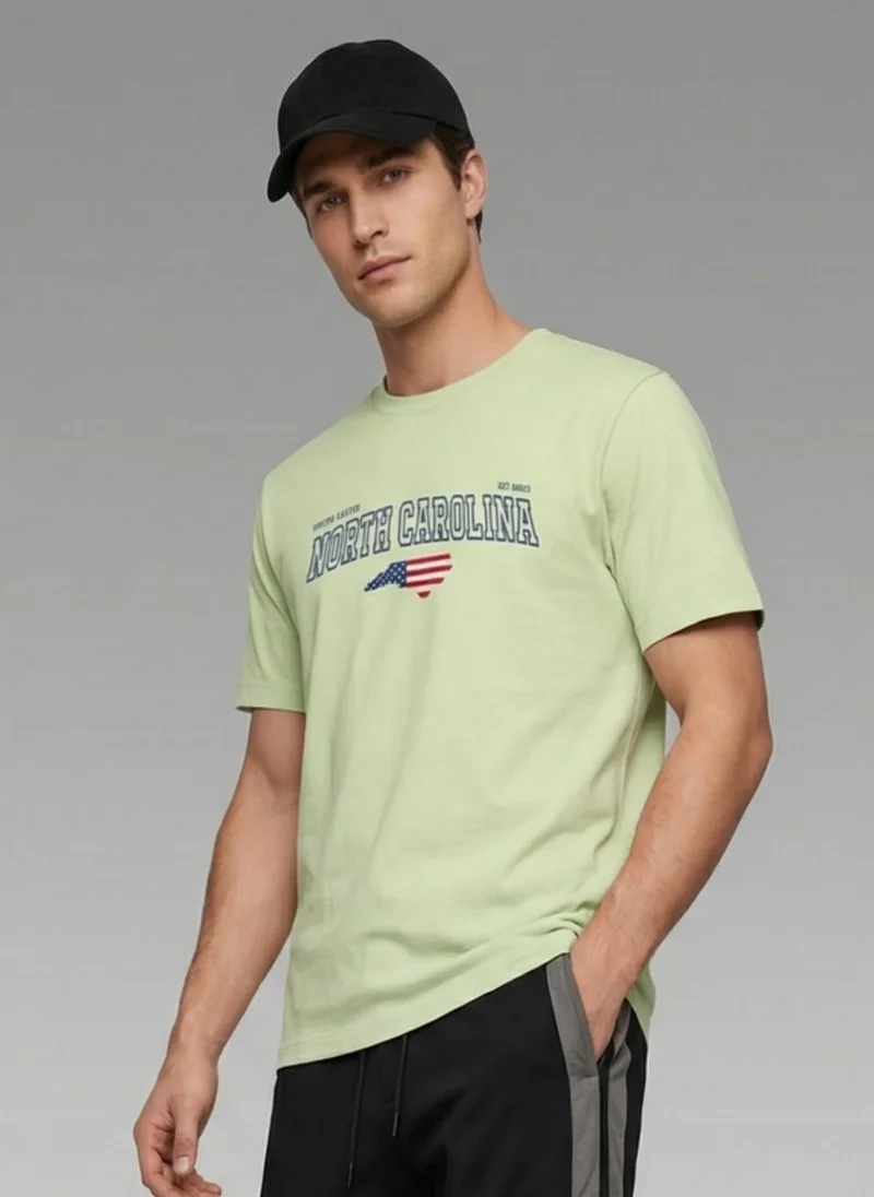 نوبيرو NOBERO Men's Premium Printed Regualr T-Shirt