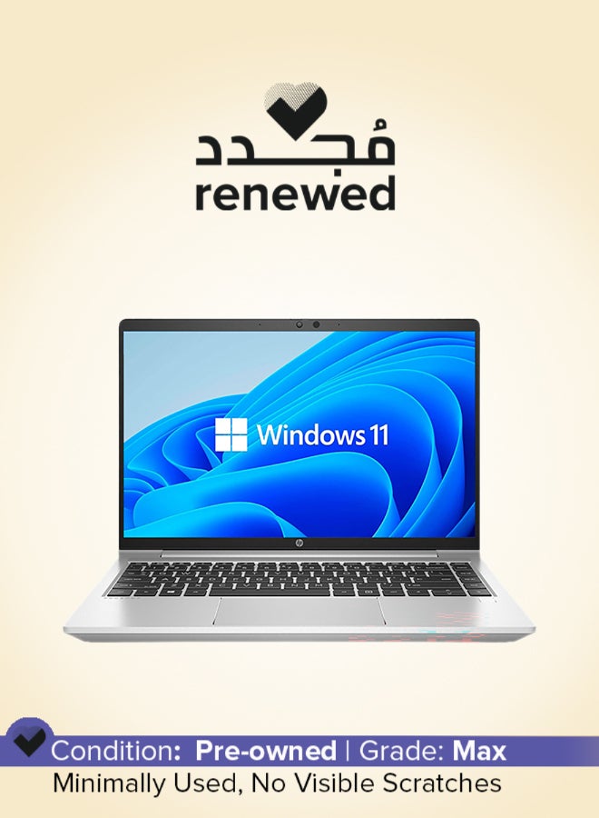 HP مجدد - لابتوب ProBook 640 G8 بشاشة HD مقاس 14 بوصة، مع معالج Core i7-1125G7/الجيل 11/ذاكرة RAM سعة 8GB/قرص SSD سعة 256GB/نظام Windows 11 - Image 1