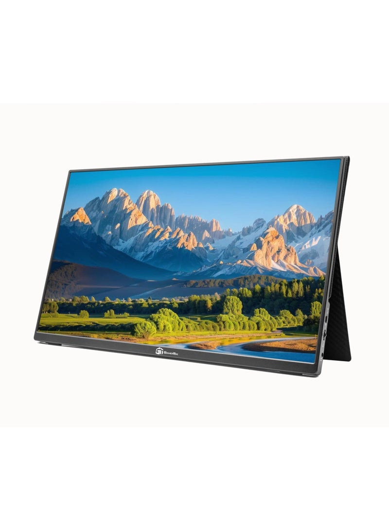 GamerTek Maverick 15.6" FHD 144Hz Portable Gaming Monitor Black - Image 1