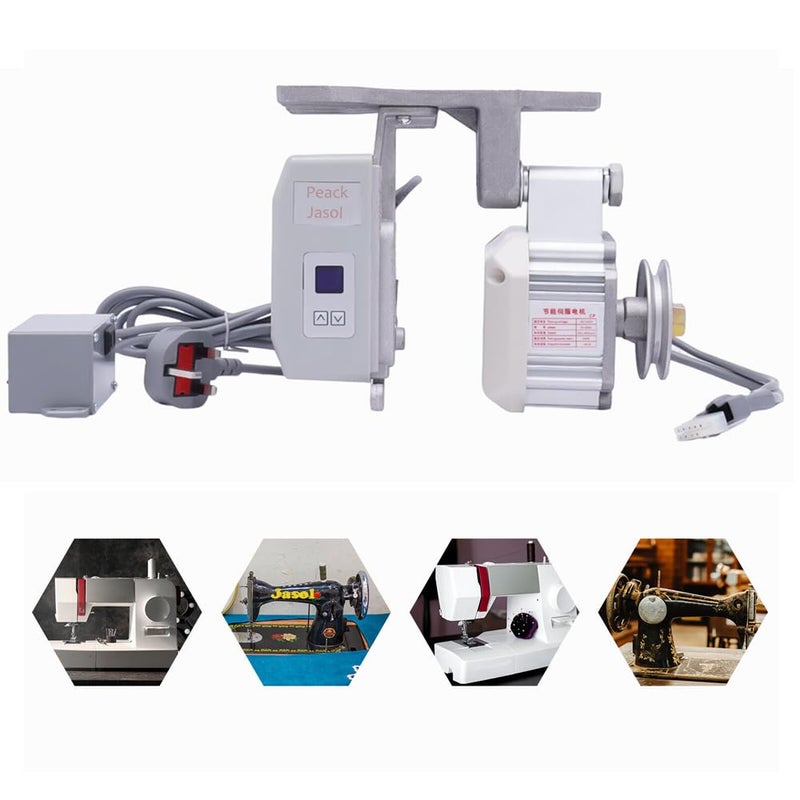 Jasol Jasol Copper Sewing Machine Servo Motor Speed Adjustable Energy Saving Ac220V Phase Motor1000W 6500Rpm 60Hz For Juki Jack All Industrial Sewing Machine Motor White - Image 1