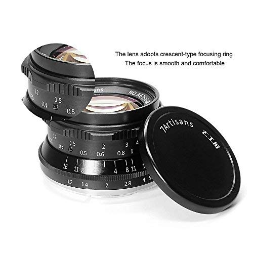7artisans 35mm F1.2 APS-C Manual Focus Lens Fit for Compact Mirrorless Nikon Z-Mount Cameras for Nikon Z6 Z7 Z50 -Black - Image 2