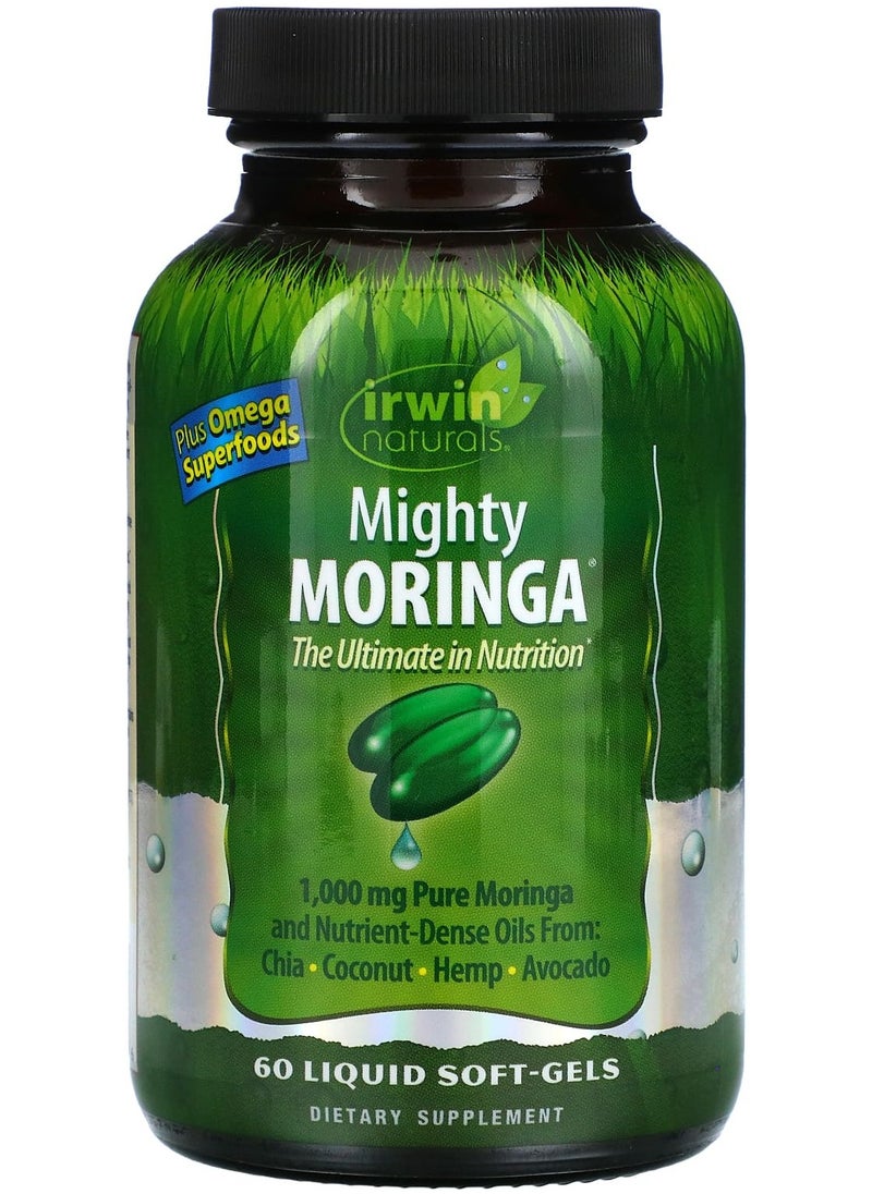 Irwin Naturals Mighty Moringa, 60 Liquid Soft-Gels 