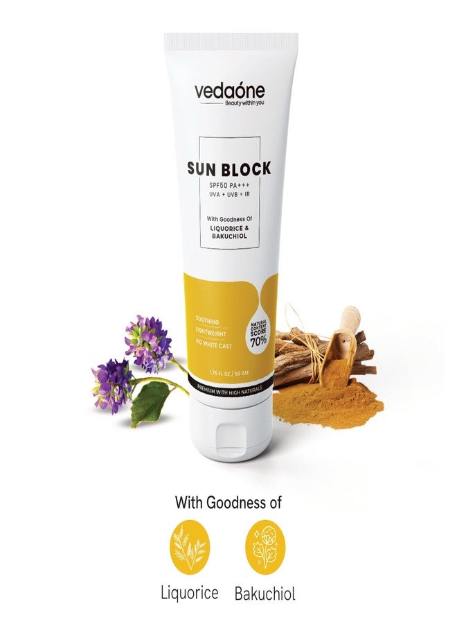 فيداون واقي الشمس فيداون بعامل حماية 50 PA+++: يوفر حماية عالية المستوى ضد أشعة UVA وUVB، لطيف على البشرة، خفيف الوزن، لا يترك أثراً أبيض، نسبة المكونات الطبيعية 70%، 50 غرام - Image 2