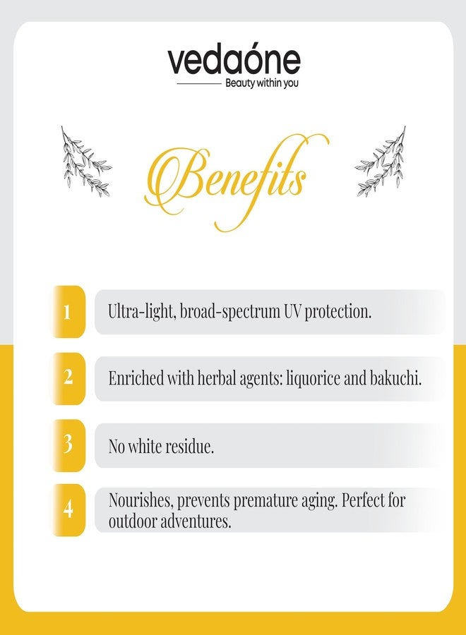 فيداون واقي الشمس فيداون بعامل حماية 50 PA+++: يوفر حماية عالية المستوى ضد أشعة UVA وUVB، لطيف على البشرة، خفيف الوزن، لا يترك أثراً أبيض، نسبة المكونات الطبيعية 70%، 50 غرام - Image 4