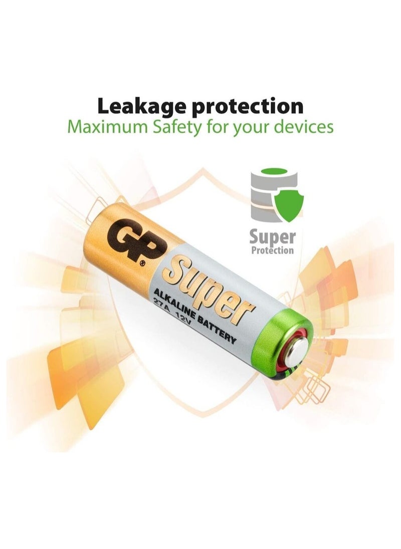 جي بي 5-Pieces GP Super 27A High Voltage 12V Alkaline Batteries  - Image 4