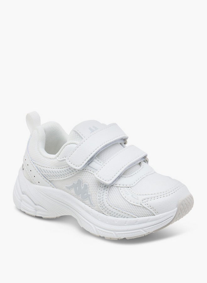 Kappa Kids' Logo Detail School Shoes with Hook and Loop Closure - Image 2