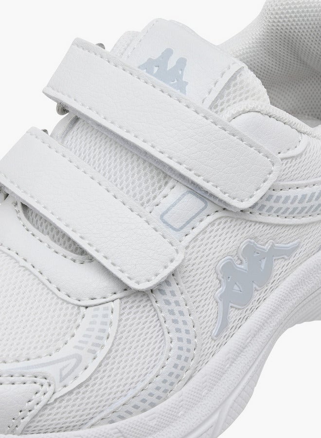 Kappa Kids' Logo Detail School Shoes with Hook and Loop Closure - Image 4