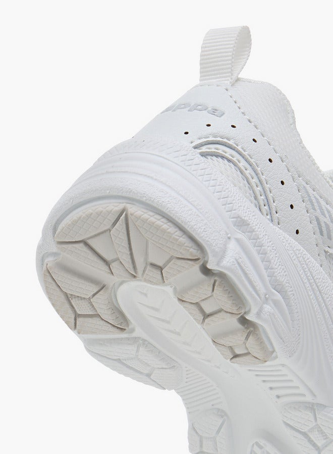 Kappa Kids' Logo Detail School Shoes with Hook and Loop Closure - Image 5
