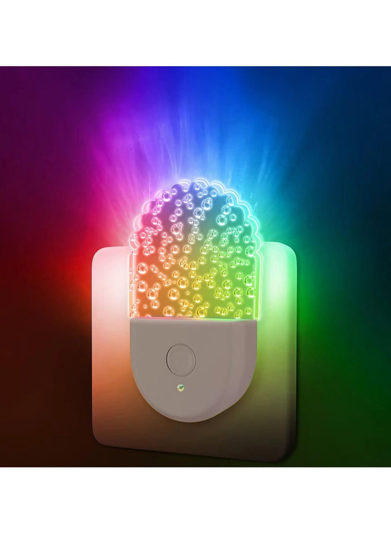 Dominy 2 Pack Night Lights Plug Into Wall, LED Night Light with Dusk to Dawn Sensor, 8 Light Modes, 1W Dimmable Night Lamp for  for Bathroom Decor, Gift ,Bedroom, Stair, Hallway - Image 2