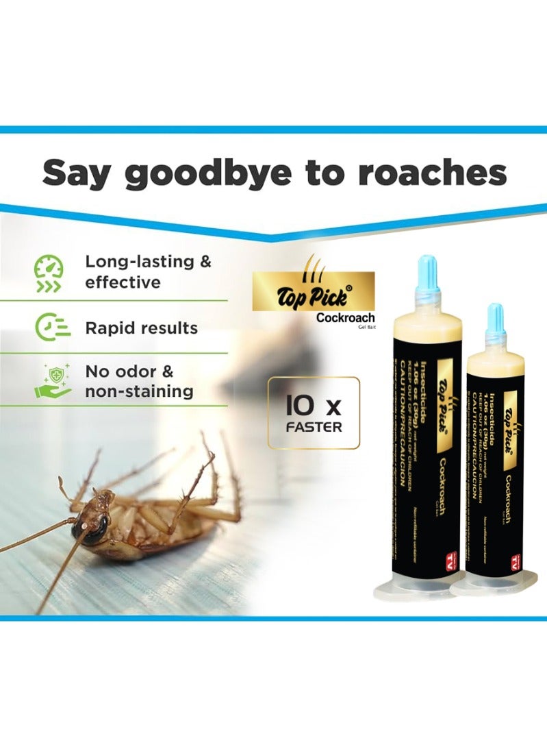 AS SEEN ON TV Top-pick Cockroach Gel Bait 30g Pack of 2 - Image 2
