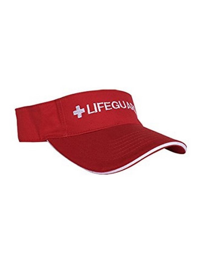 LIFEGUARD Officially Licensed Visor - Feel Comfortable - Hat for Men & Women, The Materials - One Size, Red/White, One size - Image 2