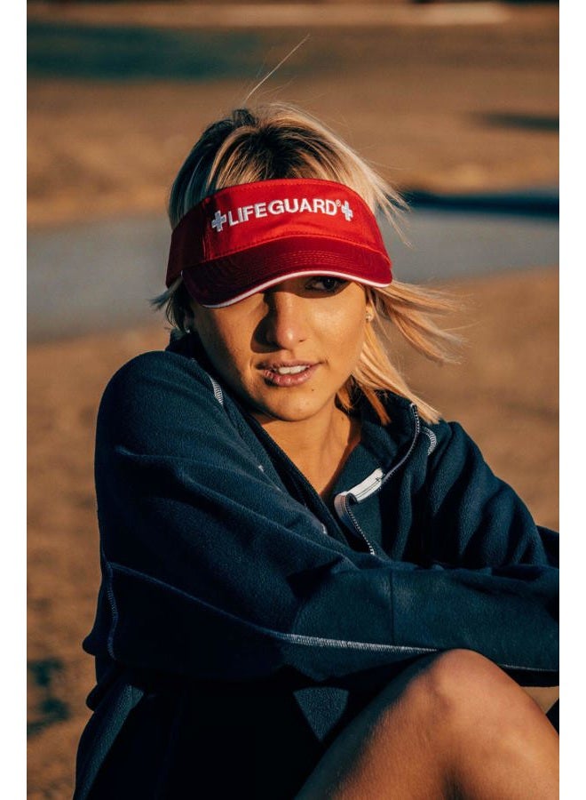 LIFEGUARD Officially Licensed Visor - Feel Comfortable - Hat for Men & Women, The Materials - One Size, Red/White, One size - Image 5