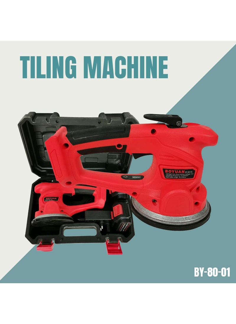 Boyuan BOYUAN Intelligent Tile Tiling Machine 21v Application Range 30-100cm Tiles Vibrator Tile Tiler Machine BY8001  - Image 1