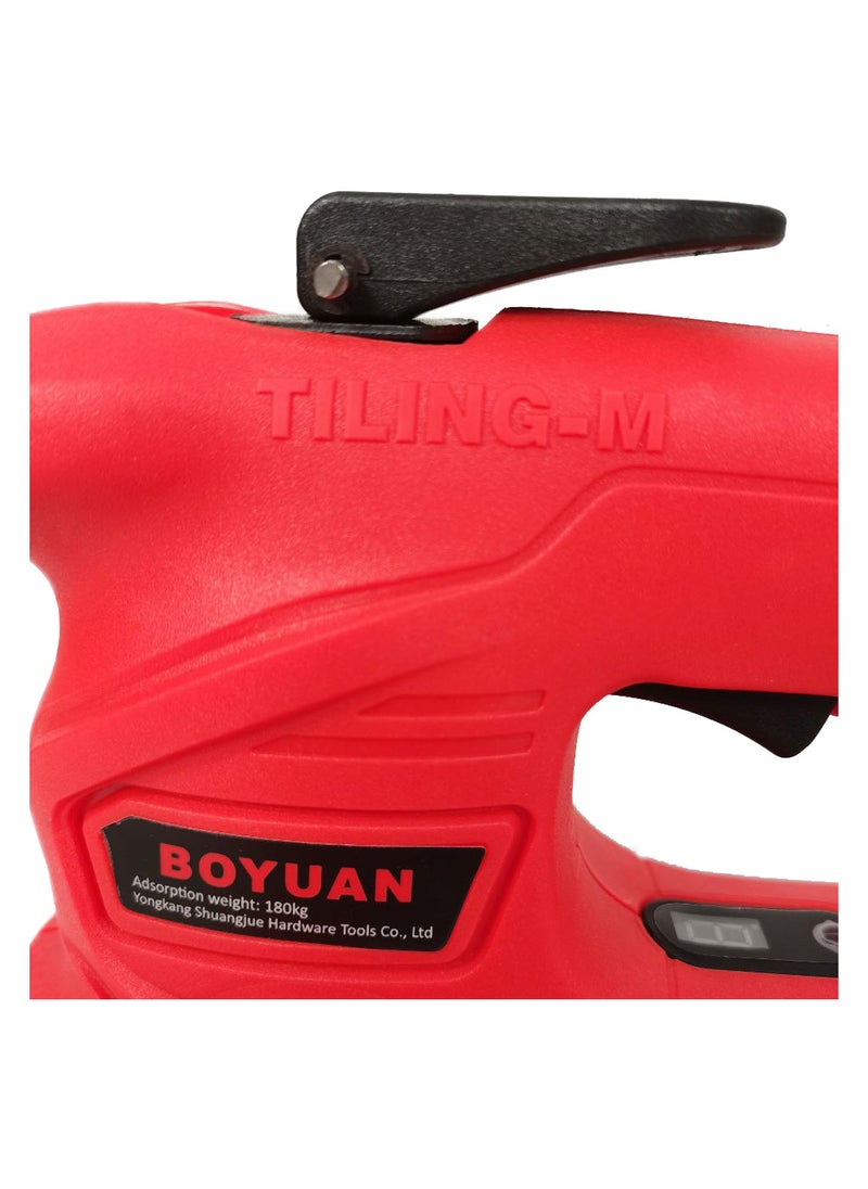 Boyuan - BOYUAN Intelligent Tile Tiling Machine 21v Application Range 30-100cm Tiles Vibrator Tile Tiler Machine BY8001 - Image 1