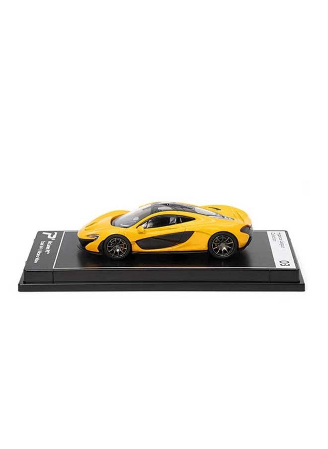 PosterCars PosterCars - 1:64 Scale McLaren P1 (Volcano Yellow) Hypercar League Collection, Diecast Models  - Image 2