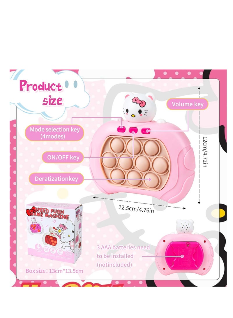 لعبة فقاعات ضغط سريع للأطفال والكبار، لعبة بوب ات إلكترونية، لعبة فقاعات سريعة الدفع، لعبة فيدجيت إلكترونية، لعبة دفع سريع (كيتي) - Image 3