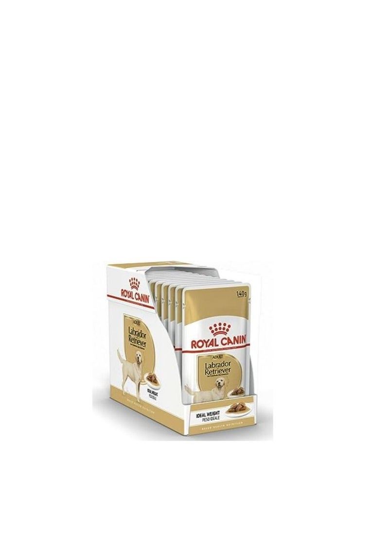 ROYAL CANIN Royal Canin Breed Health Nutrition Labrador (Wet Food - Pouches) 10 x 140g 