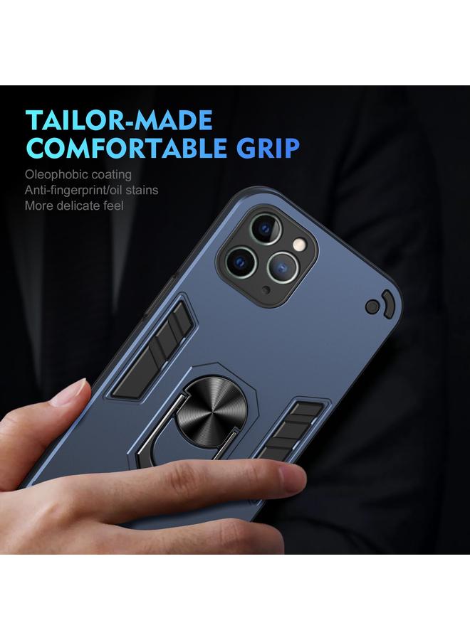 Zaboon Case For iPhone 11 Pro Max Shockproof Metal Ring Holder Phone Case - Image 5