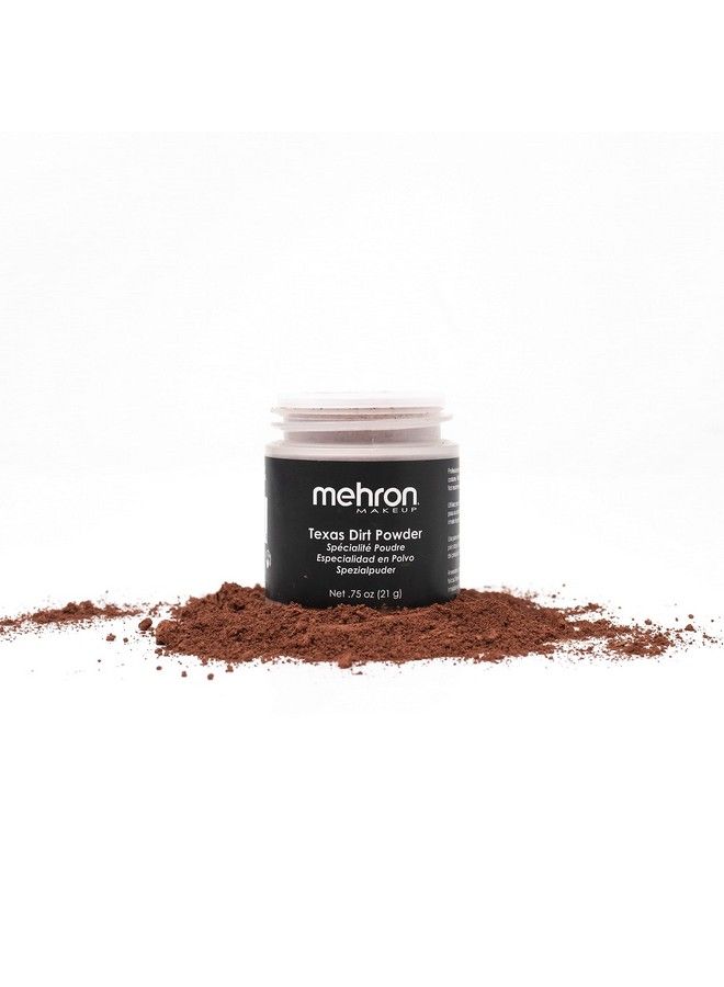 mehron Texas Dirt Special Effects Makeup Powder (075 oz) Medium  - Image 3