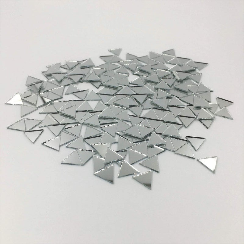NUORUI NUO RUI 15mm Mini Triangle Shape Mirror Mosaic Tiles Small Craft Mirror 120 Pcs - Image 2