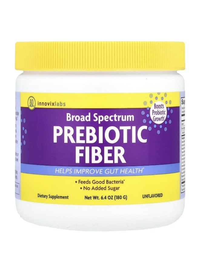 InnovixLabs InnovixLabs, Broad Spectrum Prebiotic Fiber, Unflavored, 6.4 oz (180 g) - Image 1