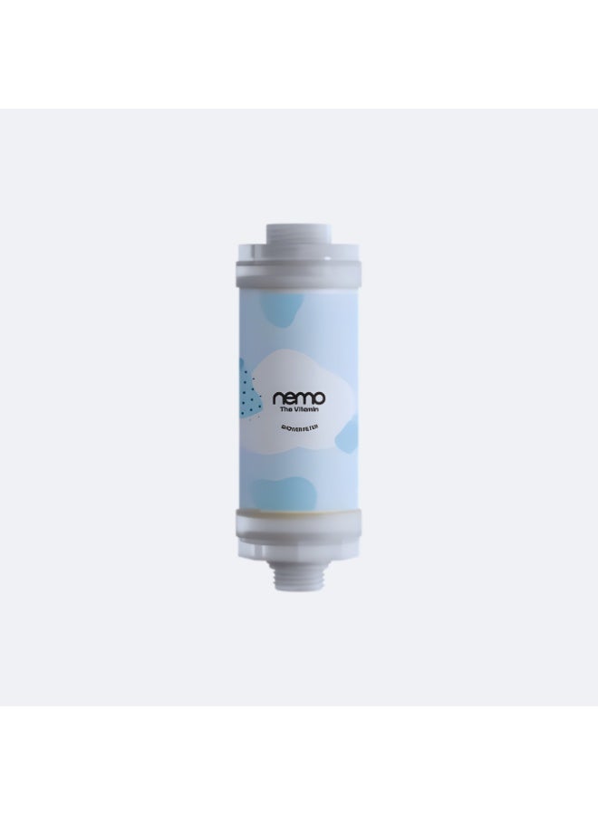 Vitamin filter removes rust and chlorine