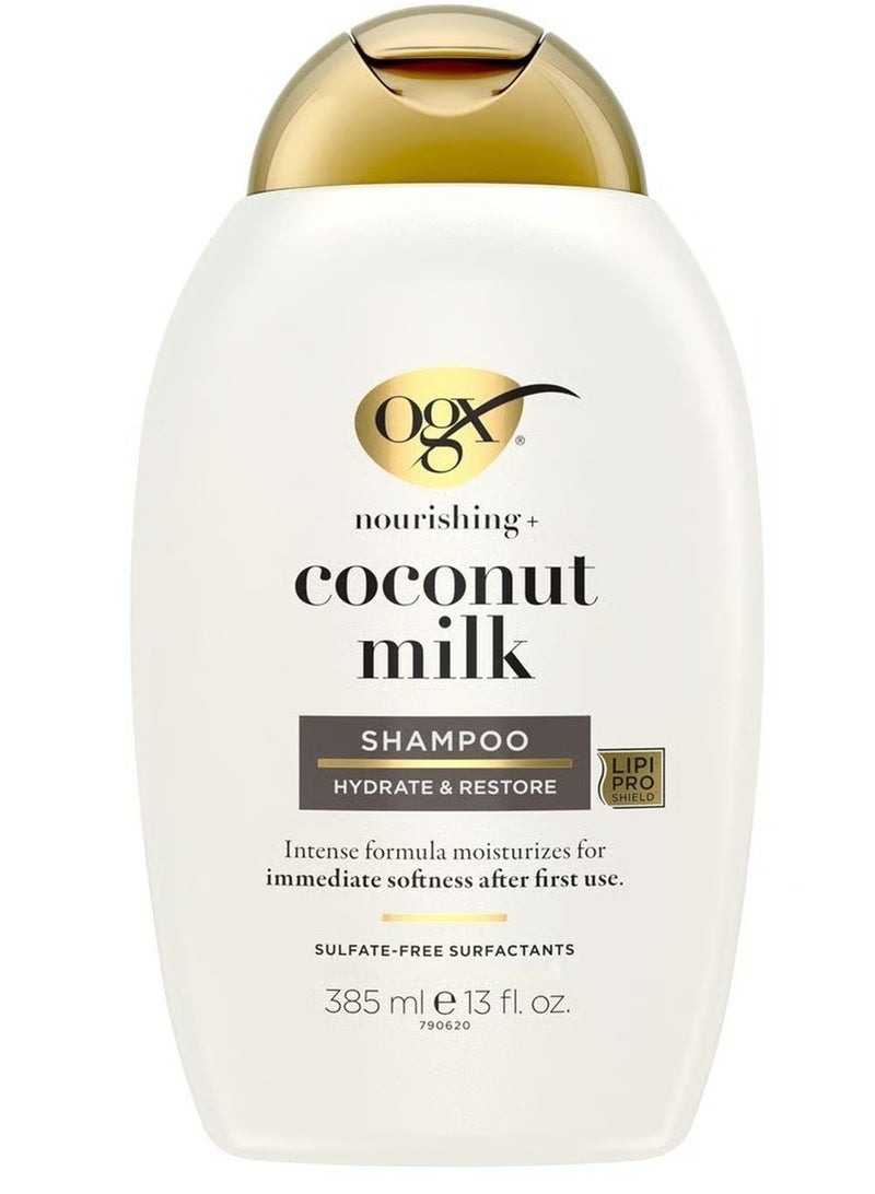 OGX Coconut Milk Shampoo - 385 ml - Image 1