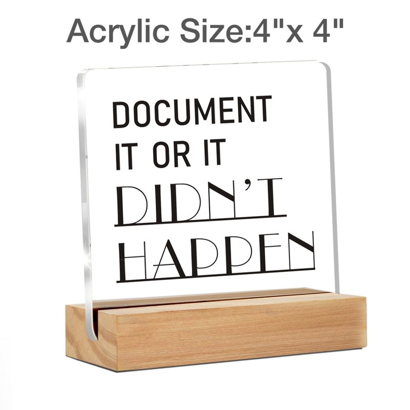 pertnate علامات ديكور المكتبية مضحكة هدايا عمل مضحكة للرجال المشرفين على النساء توثيقها أو لم يحدث ذلك - Image 2